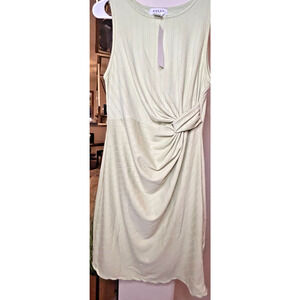 Gilli Women's Side Tie Shirt Dress light Green 6-8 Med NEW